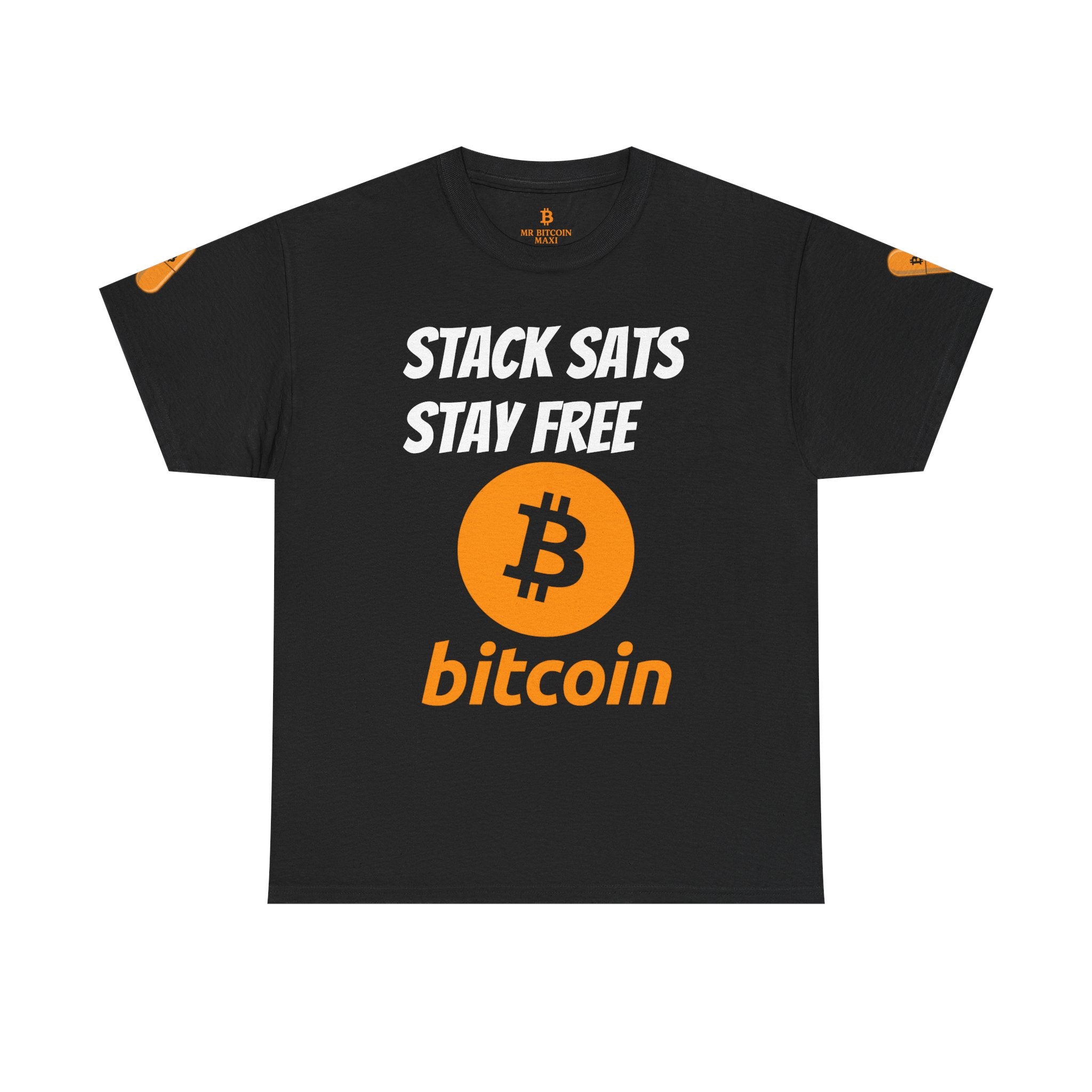 Bitcoin Logo T‑Shirt — Orange Crypto Logo Tee for Bitcoin Enthusiasts