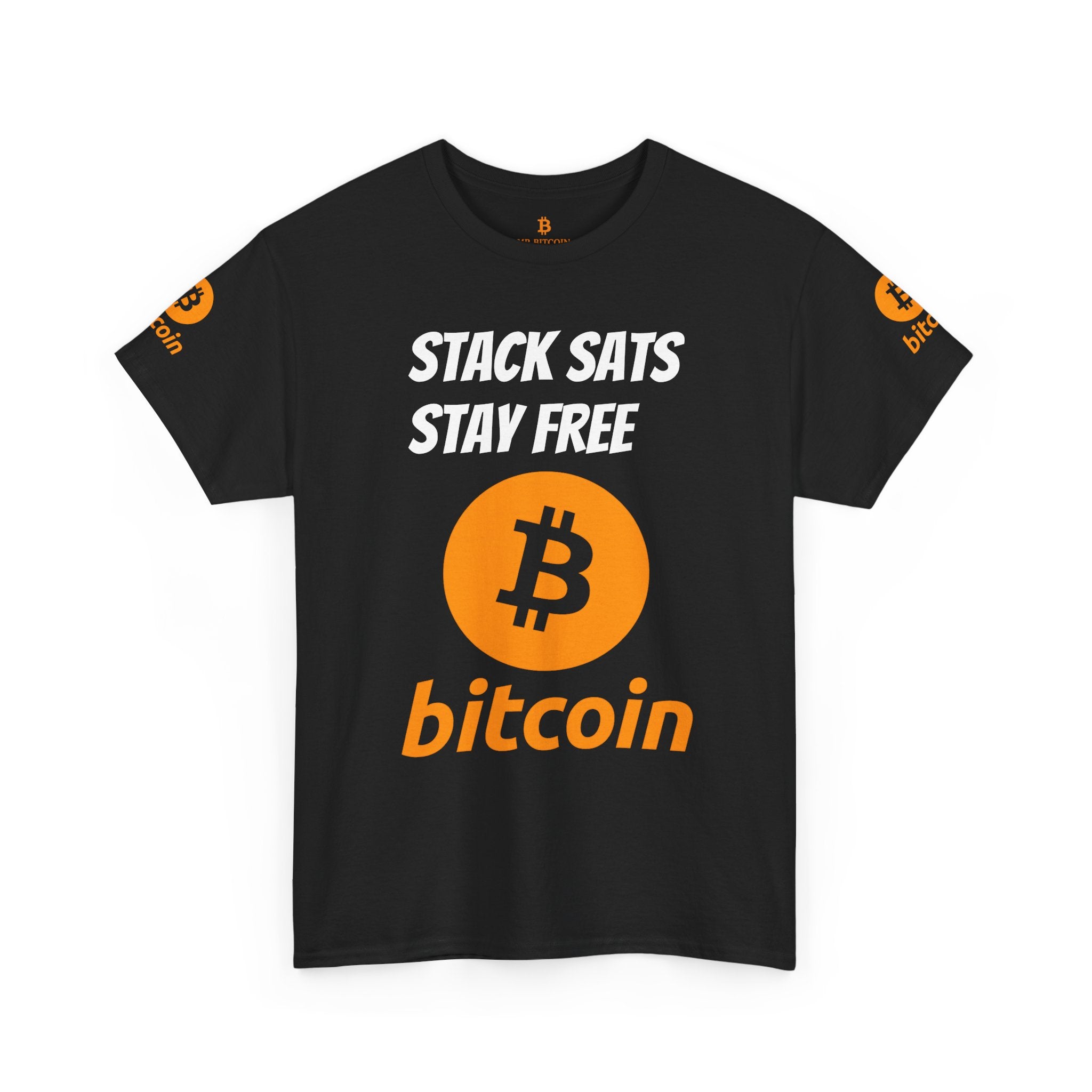Bitcoin Logo T-Shirt – Orange BTC Crypto Tee for Traders & Enthusiasts