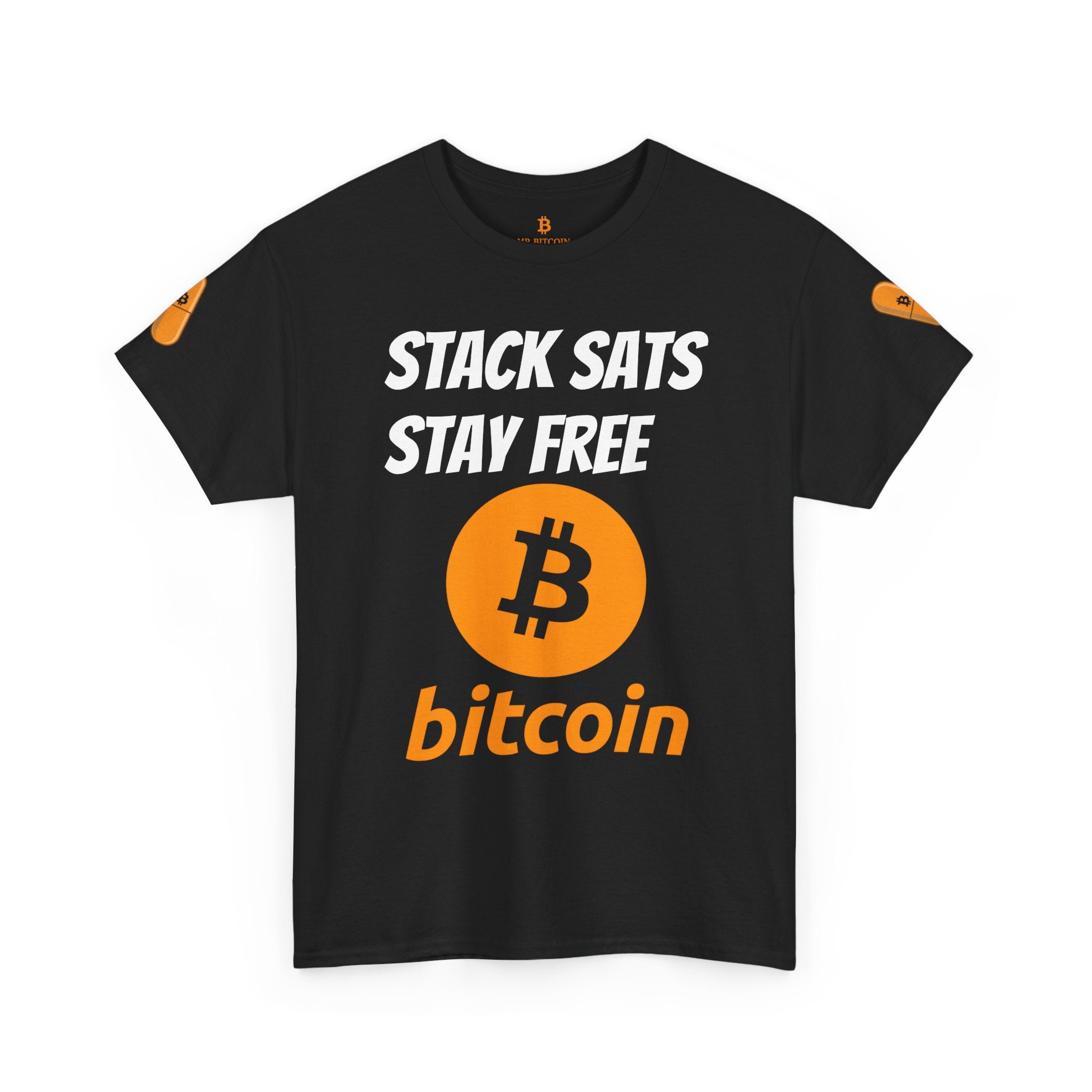 Bitcoin Logo T‑Shirt — Orange Crypto Logo Tee for Bitcoin Enthusiasts