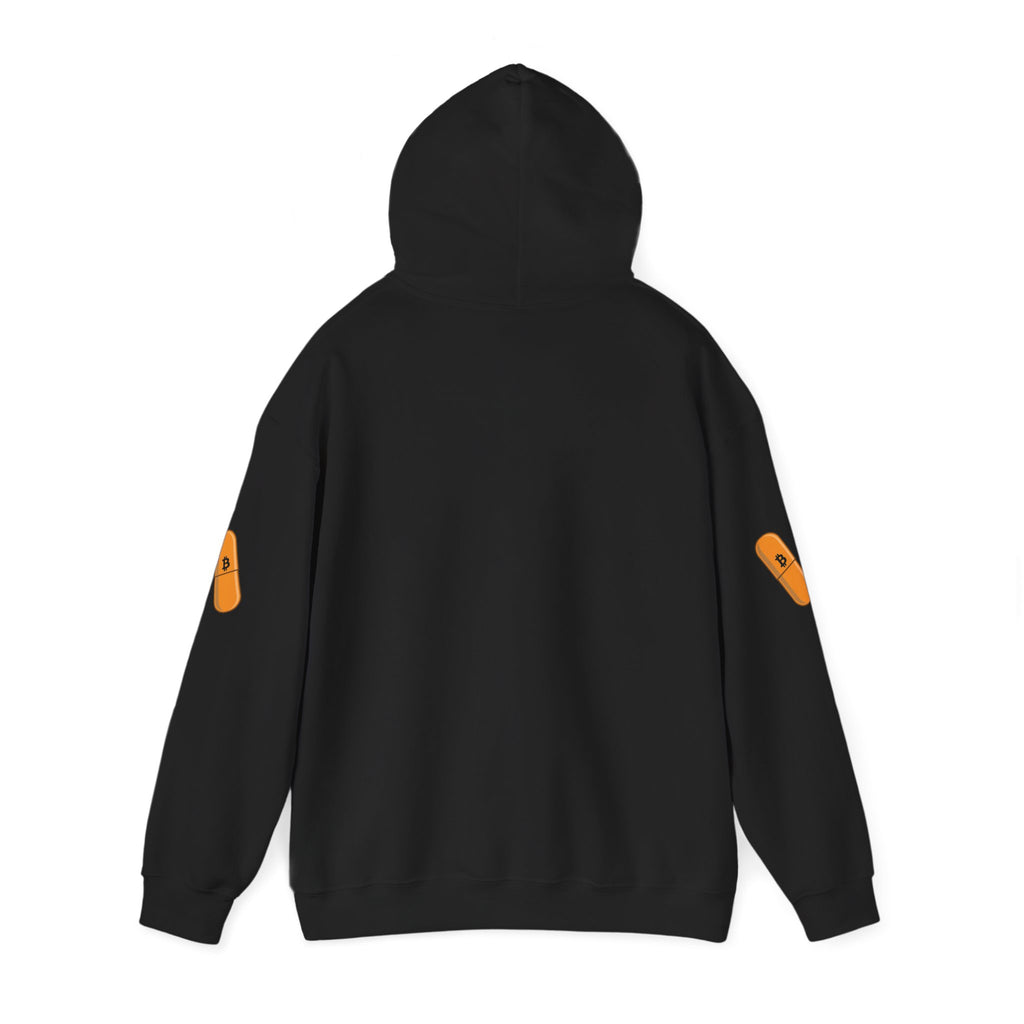 Bitcoin Logo Hoodie – Orange BTC Icon Cryptocurrency Sweatshirt