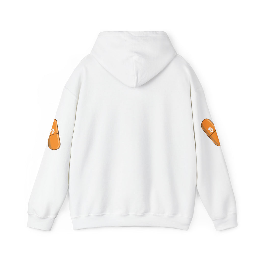 White Hoodie Mockup - Blank Unisex Hooded Sweatshirt (Heavy Blend)