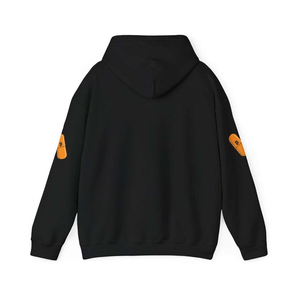 Bitcoin Logo Hoodie – Orange BTC Icon Cryptocurrency Sweatshirt
