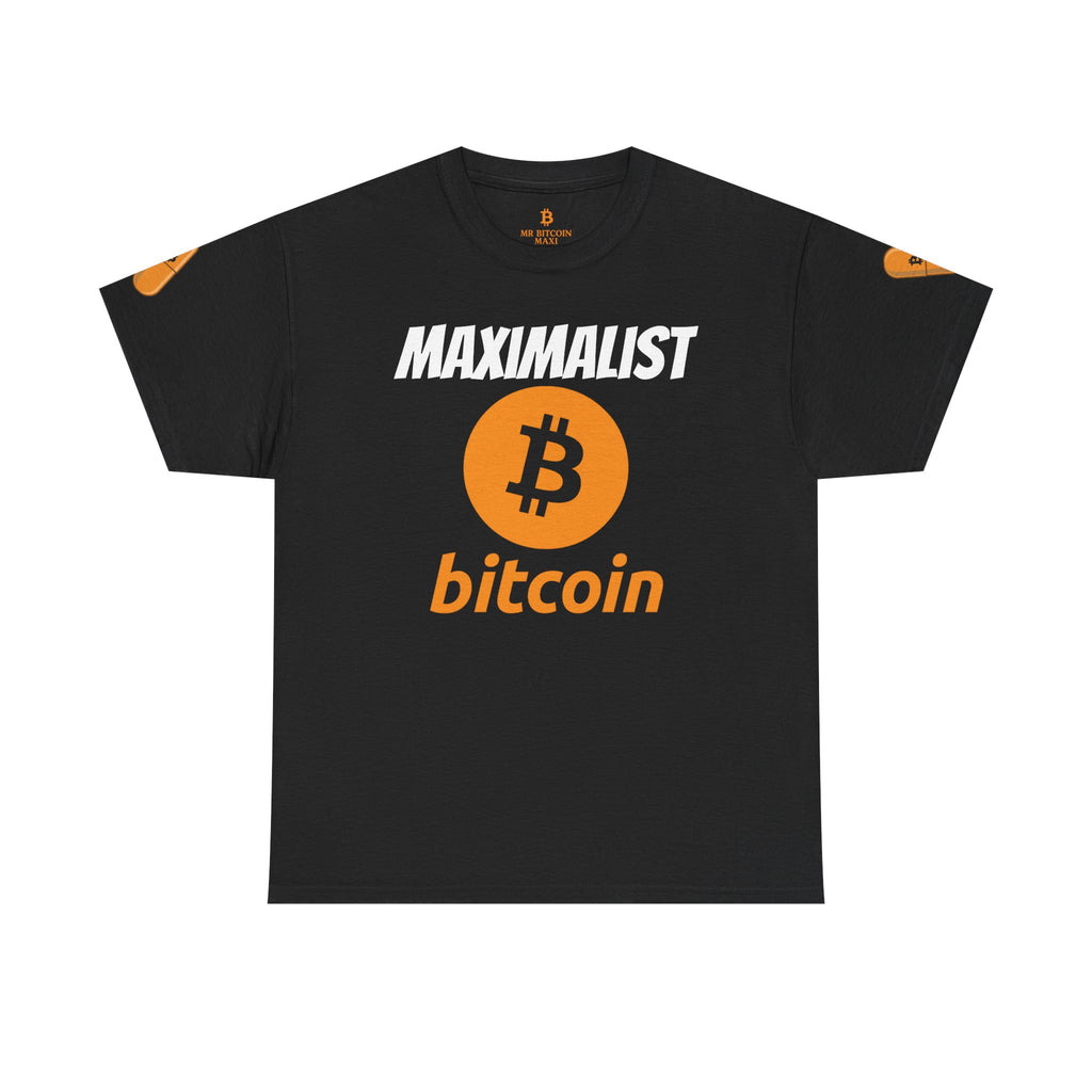 Bitcoin Maximalist T‑Shirt — Bold Orange BTC Logo Tee for Crypto Enthusiasts