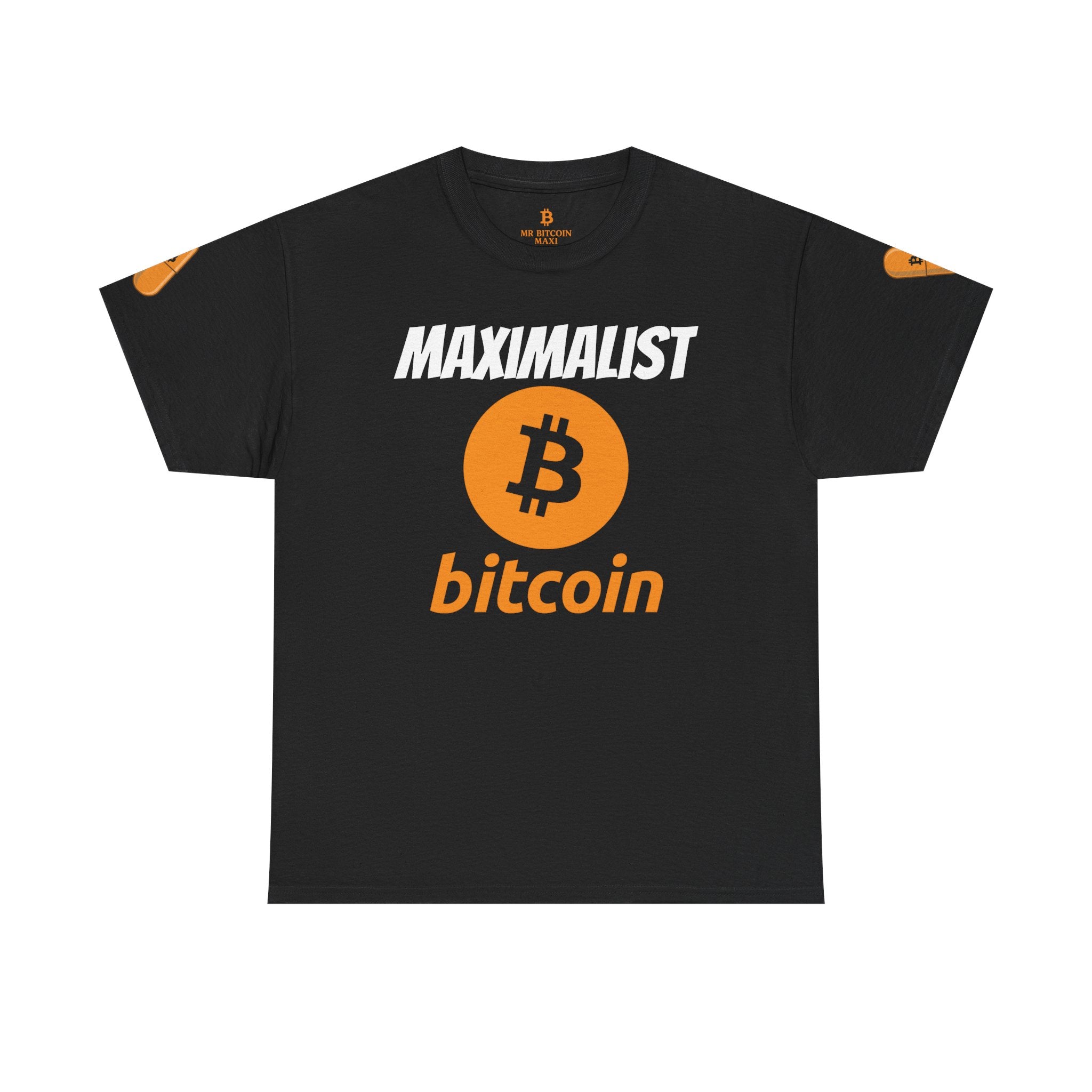 Bitcoin Maximalist T‑Shirt — Bold Orange BTC Logo Tee for Crypto Enthusiasts