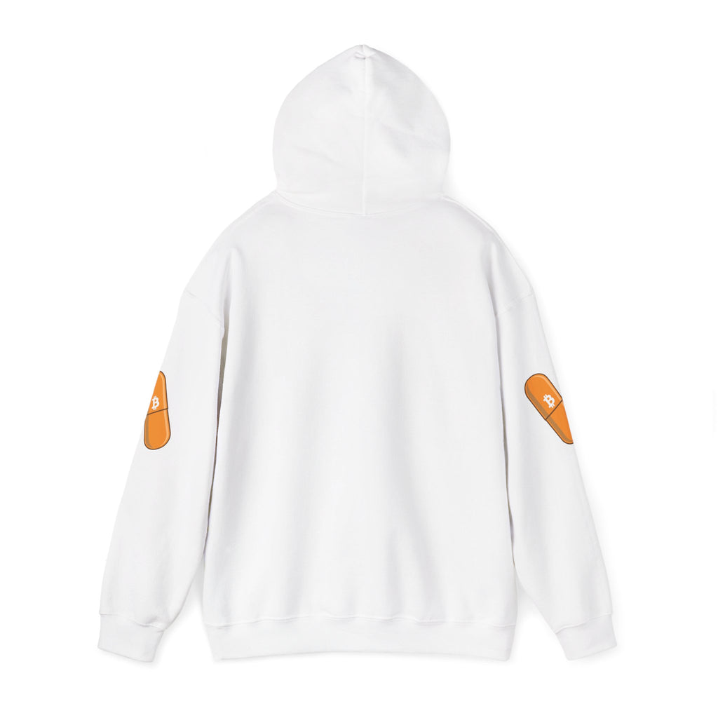 White Hoodie Mockup - Blank Unisex Hooded Sweatshirt (Heavy Blend)